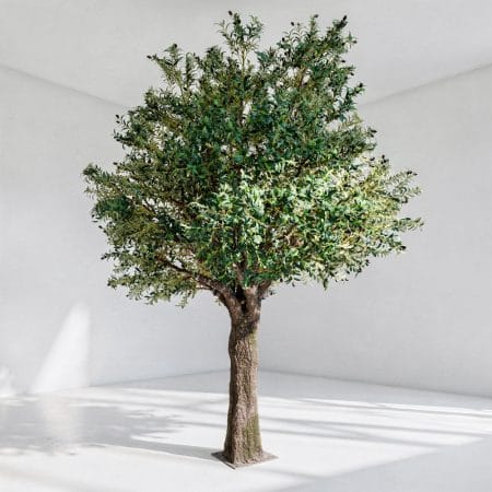 Arbre olivier méditerranéen artificiel ignifuge