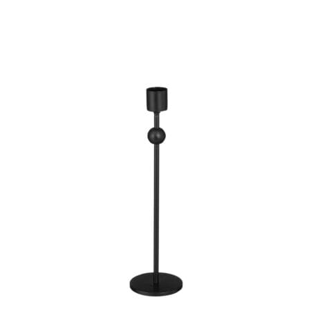 Chandelier en métal noir minimaliste, 9 x 2,5''