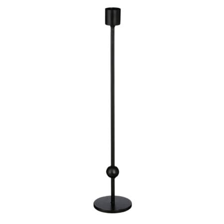 Chandelier en métal noir minimaliste, 12 x 2,5''
