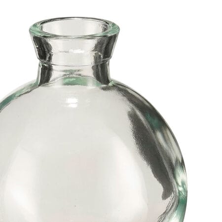 Round glass bud flower vase, 3,5 x 3'' - Décors Véronneau