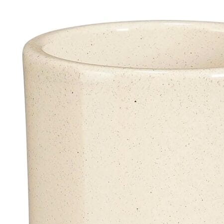 Mini pot crème en céramique mouchetée, 2,5 x 2,5'' - Décors Véronneau