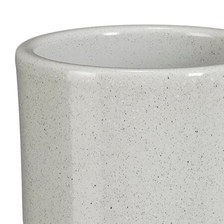 Mini pot gris en céramique mouchetée, 2,5 x 2,5'' - Décors Véronneau