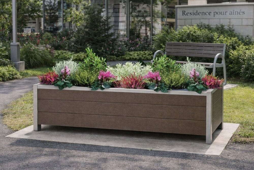 Bacs à fleurs commerciaux, - Décors Véronneau
