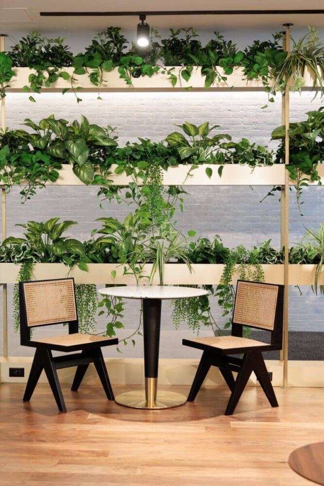 Caissons muraux de plantes artificielles - Décors Véronneau