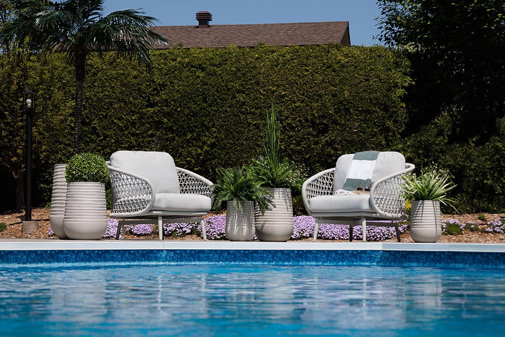 Piscine en milieu résidentiel - Décors Véronneau