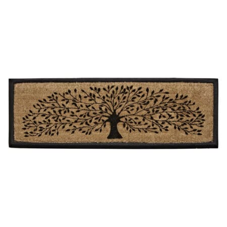 Tapis long d'extérieur avec arbre de vie, 16 x 48''