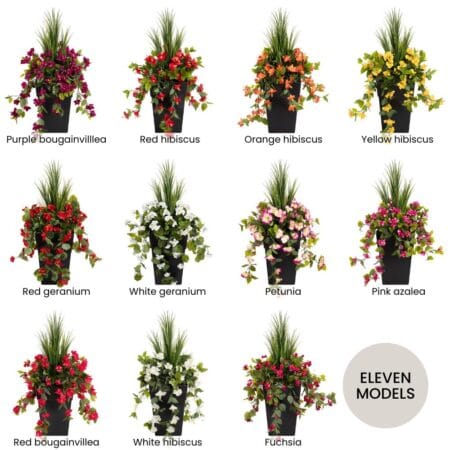 Artificial DIY outdoor planter kit - Décors Véronneau