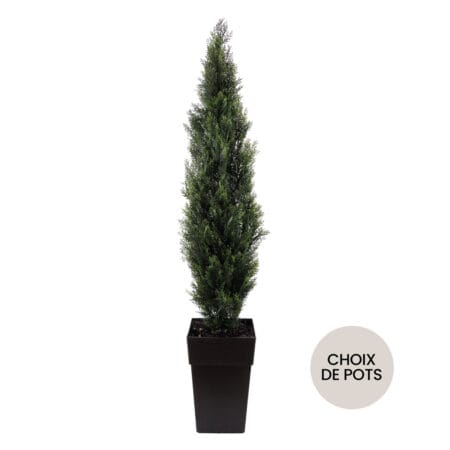 Cèdre artificiel extérieur en pot