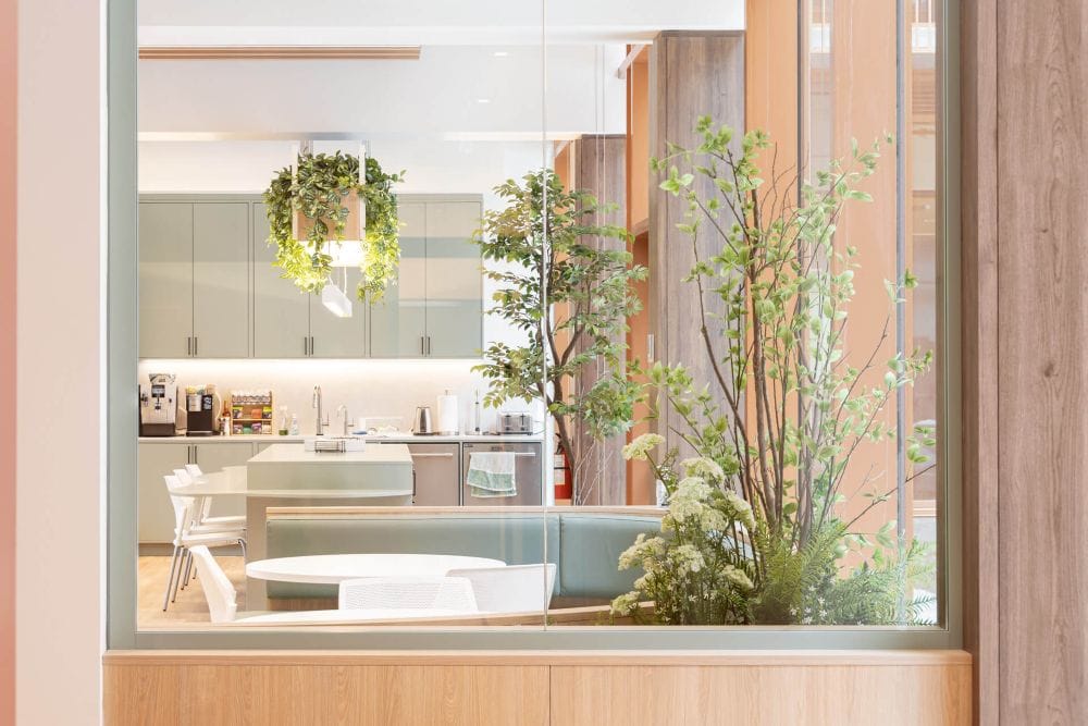 Cuisine résidentielle, décor végétal - Décors Véronneau