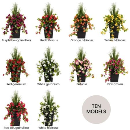 Artificial DIY outdoor planter kit - Décors Véronneau