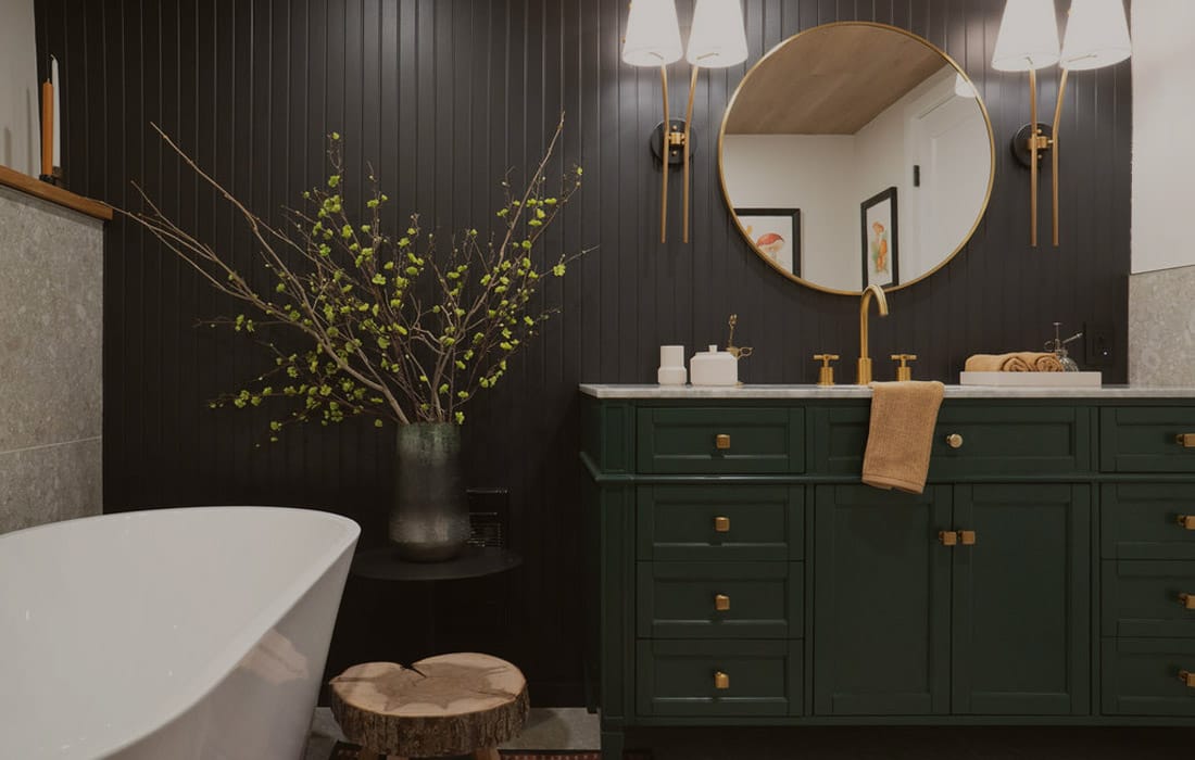 Salle de bain par Jessica Locas - Décors Véronneau