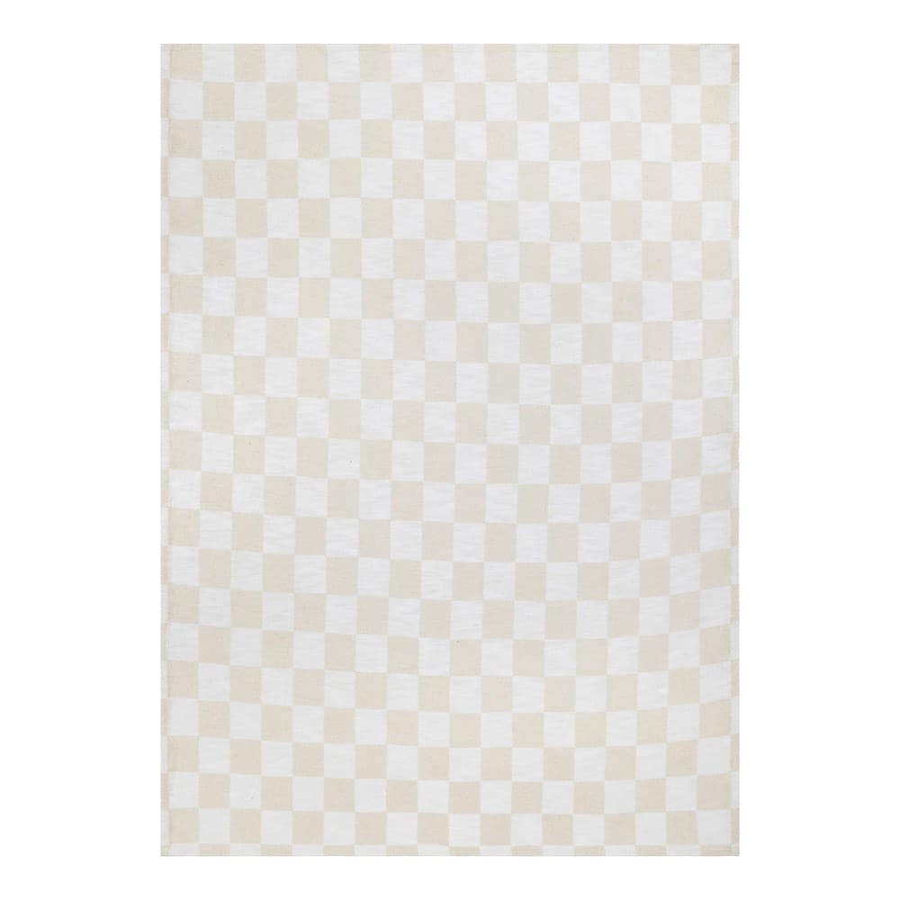 Jeté en coton tissé, motif à carreaux - Décors Véronneau