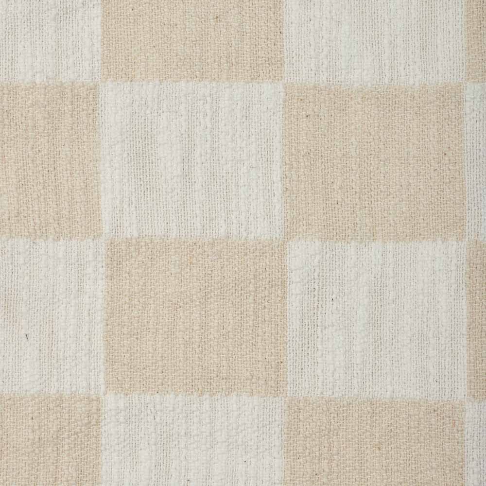 Jeté en coton tissé, motif à carreaux - Décors Véronneau