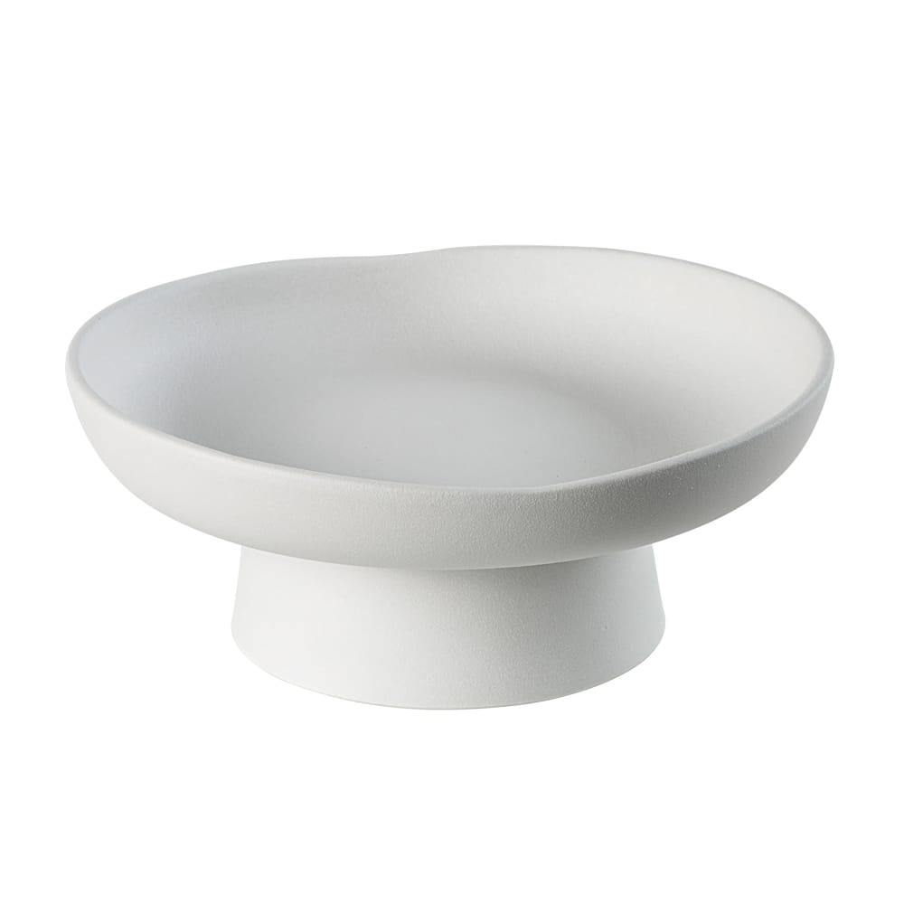 Bol décoratif de type plateau en porcelaine blanche - Décors Véronneau