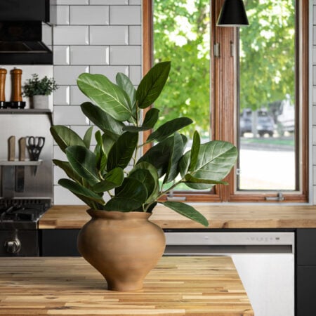 Petit plant de ficus Audrey artificiel, 25'' - Décors Véronneau