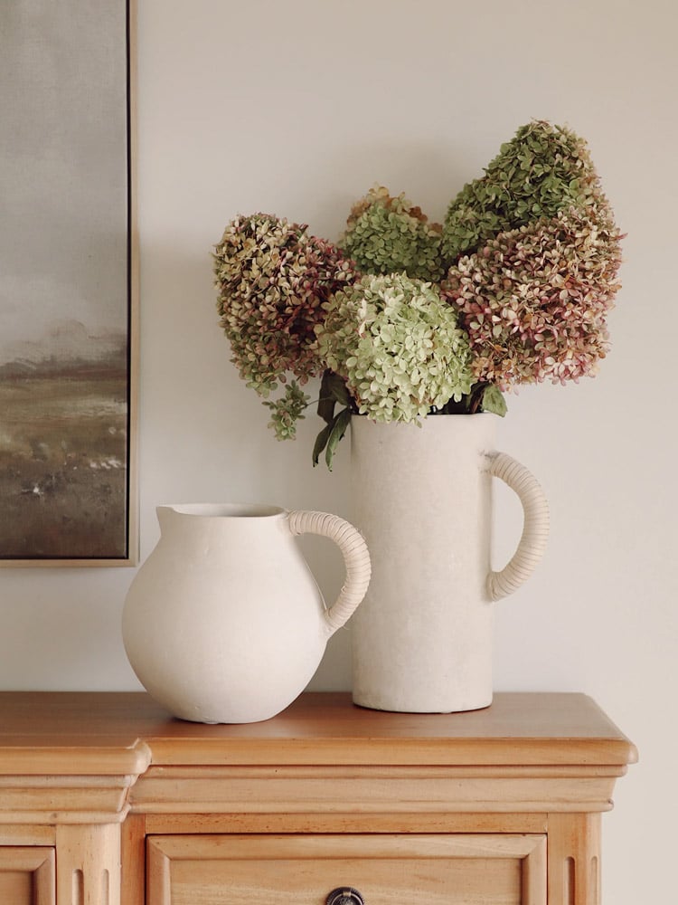 Vases artisanaux de style pichet en papier mâché - Décors Véronneau