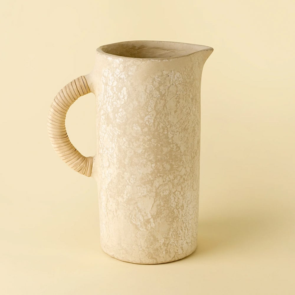 Vase artisanal de style pichet en papier mâché - Décors Véronneau
