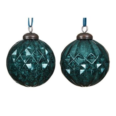 Ornement de Noël incassable émeraude, 3''