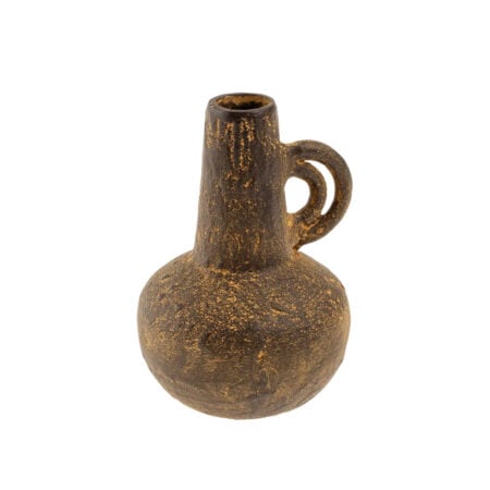 Handcrafted aluminum mini vase, 6