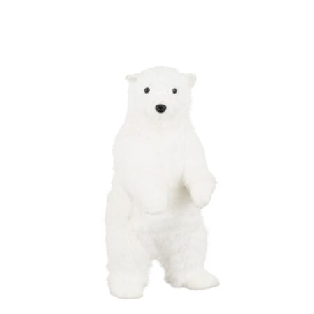 Standing polar bear Christmas decoration, 16''