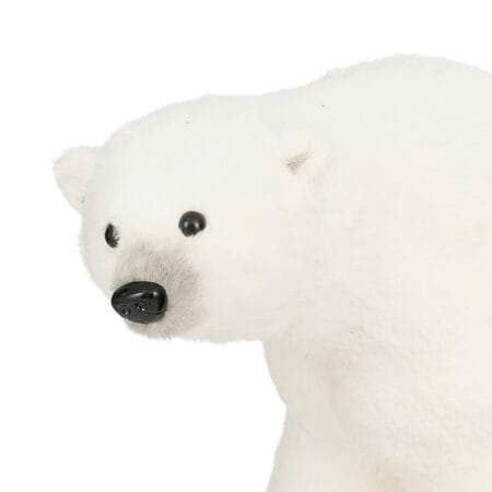 Polar bear Christmas decoration, 16,5'' - Décors Véronneau