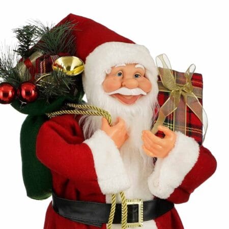 Figurine du père Noël décorative rouge, 24'' - Décors Véronneau