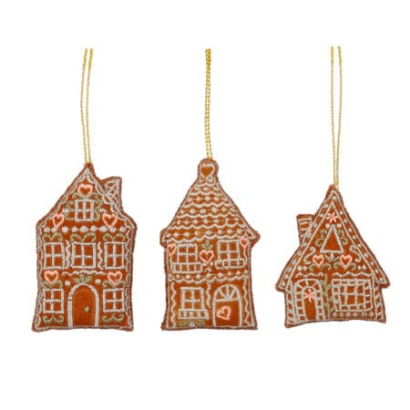 Gingerbread house Christmas ornament, 3,5''