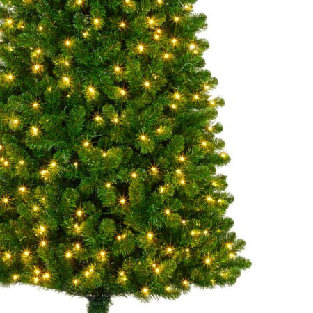 Artificial thin Charlton pre-lit Christmas tree, 8,5-12' - Décors Véronneau