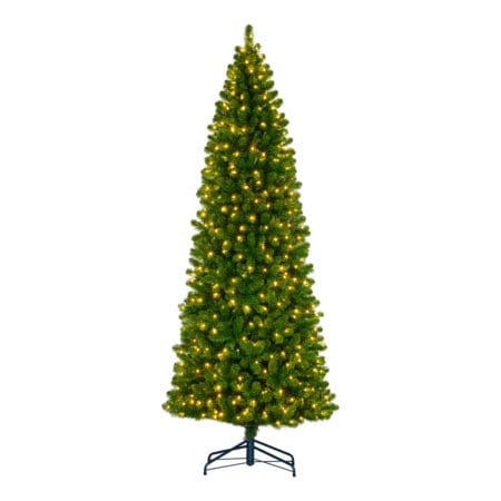 Artificial thin Charlton pre-lit Christmas tree, 8,5-12'