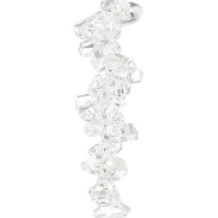 Paquet de 7 ornements de Noël glaçons spirales transparents, 7'' - Décors Véronneau