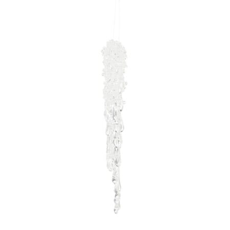 Paquet de 7 ornements de Noël glaçons transparents, 8''