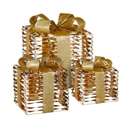 Openwork champagne gift Christmas decoration