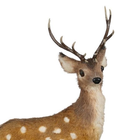 Standing Christmas reindeer figurine, 15'' - Décors Véronneau