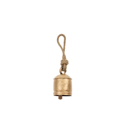 Vintage-style decorative iron bell, 4''