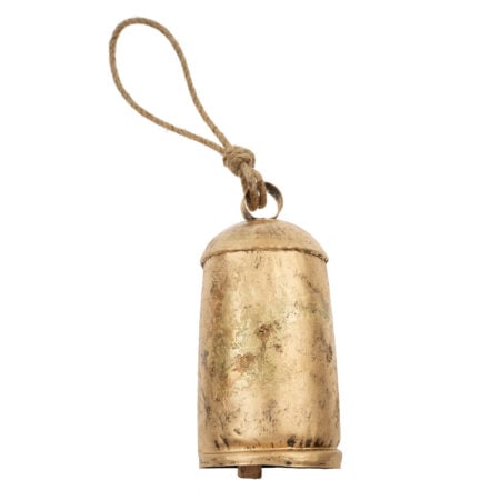 Cloche décorative en fer au look vintage, 9,5''