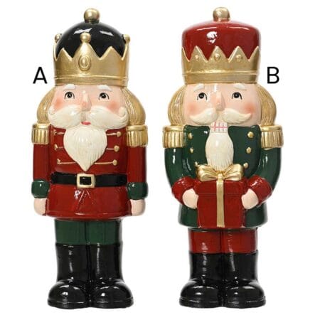Figurine de père Noël ludique en terre cuite, 11'' - Décors Véronneau