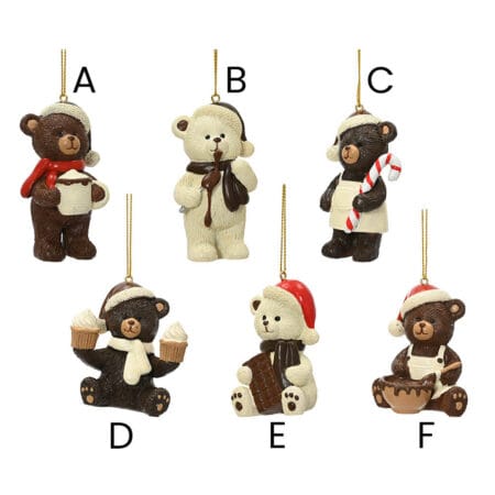Ornement de Noël ourson gourmand, 3,5'' - Décors Véronneau