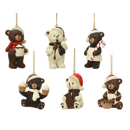 Ornement de Noël ourson gourmand, 3,5''