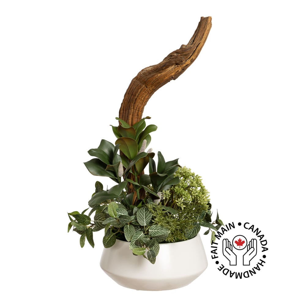 Arrangement boréal de feuillage et branche - Décors Véronneau