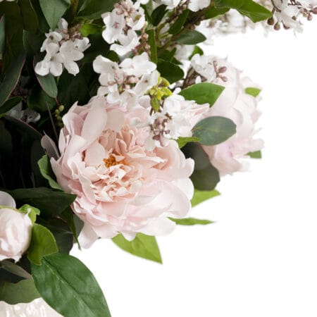 Bouquet of pale pink peonies and osmanthus - Décors Véronneau