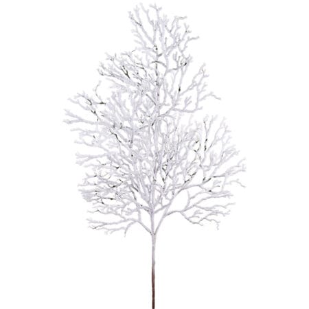 Artificial white snowed twig, 29''