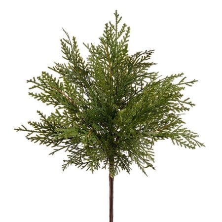 Real-touch cedar imitation bouquet, 18''