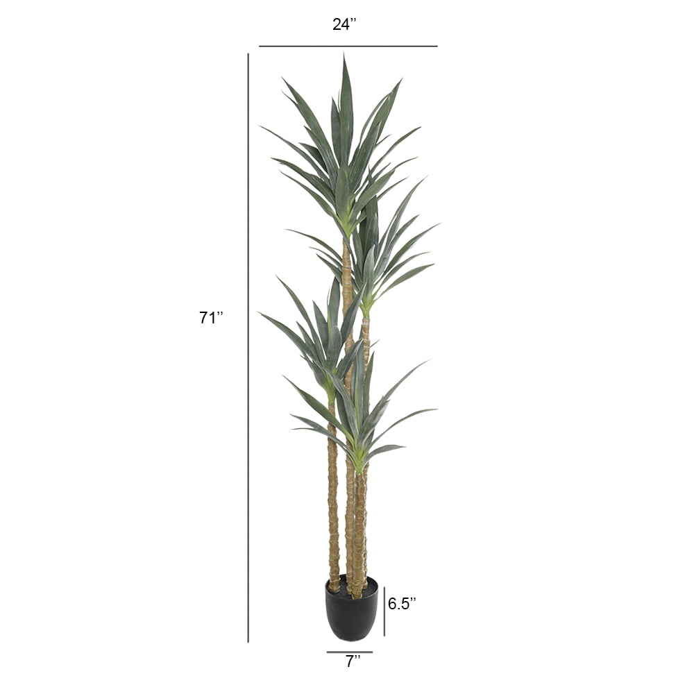 Agave sisalana artificiel, 4 troncs, 71'' – Image 3 - Décors Véronneau