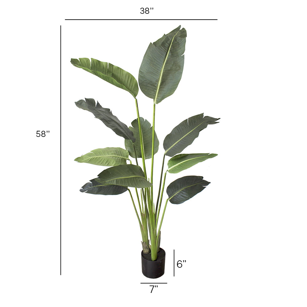 Artificial traveller palm, 58'' - Image 3 - Décors Véronneau
