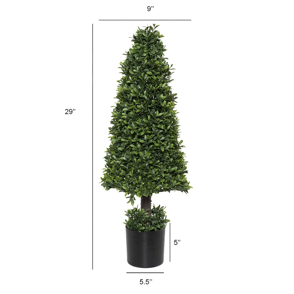 Topiaire de buis artificiel extérieur, 29" – Image 3 - Décors Véronneau