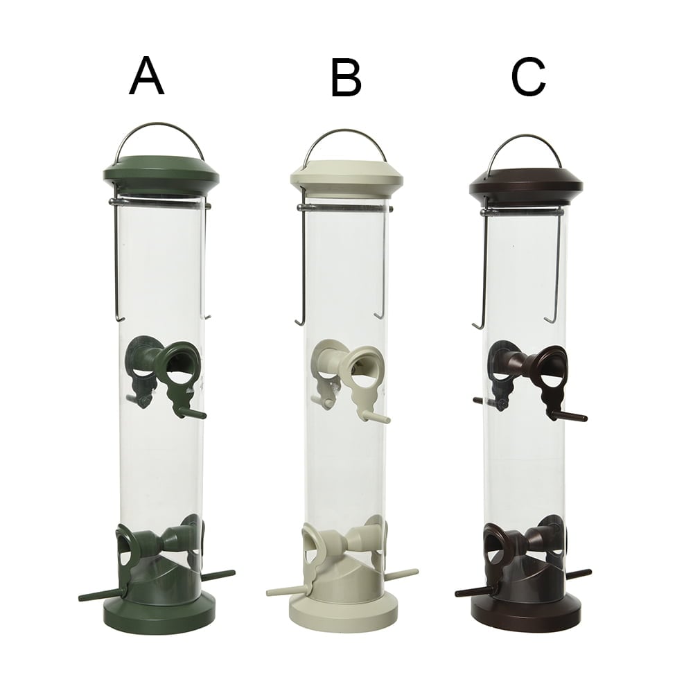 Mangeoire pour oiseau en metal 6 x 2 x 2