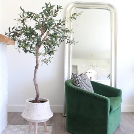 Cache-pot terrazzo sur pattes, 21 x 16'' - Décors Véronneau