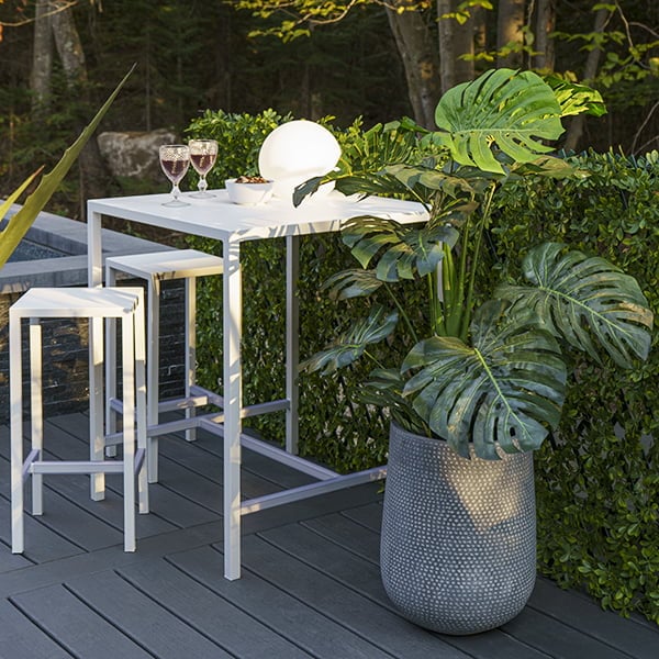 Monstera artificial outdoor plant, 48