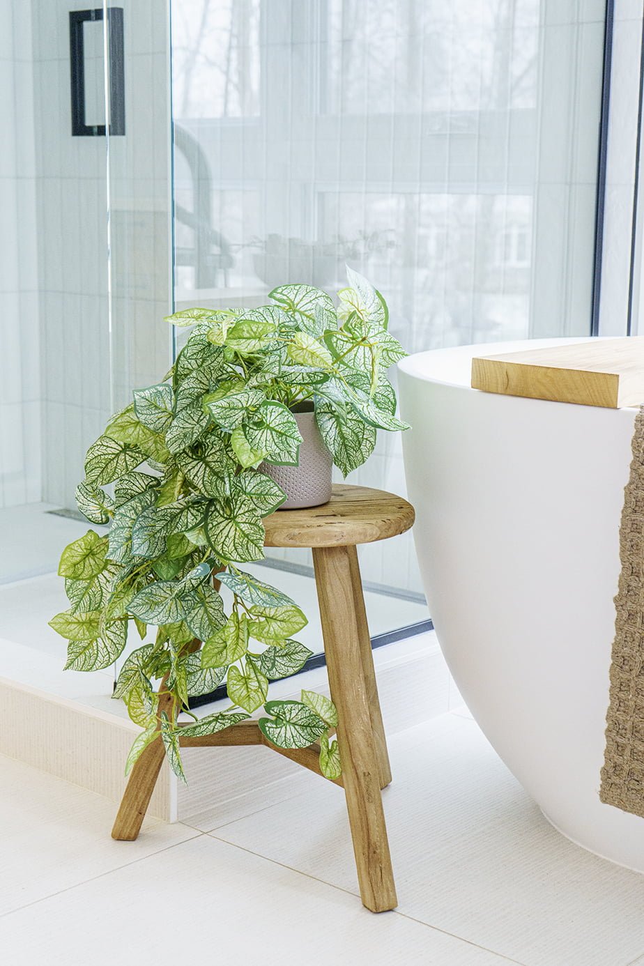 Artificial caladium hanging plant, 32