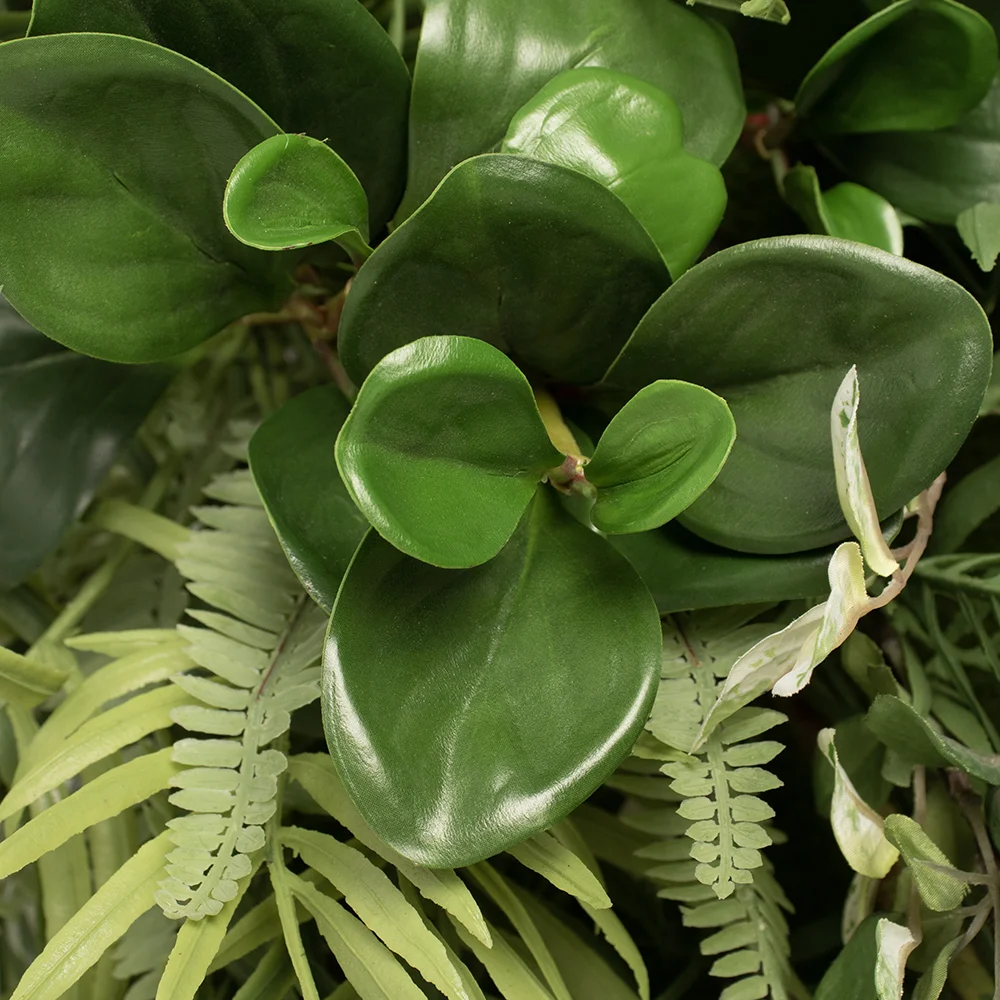 Mixed greenery and moss plant frame, 18 x 18